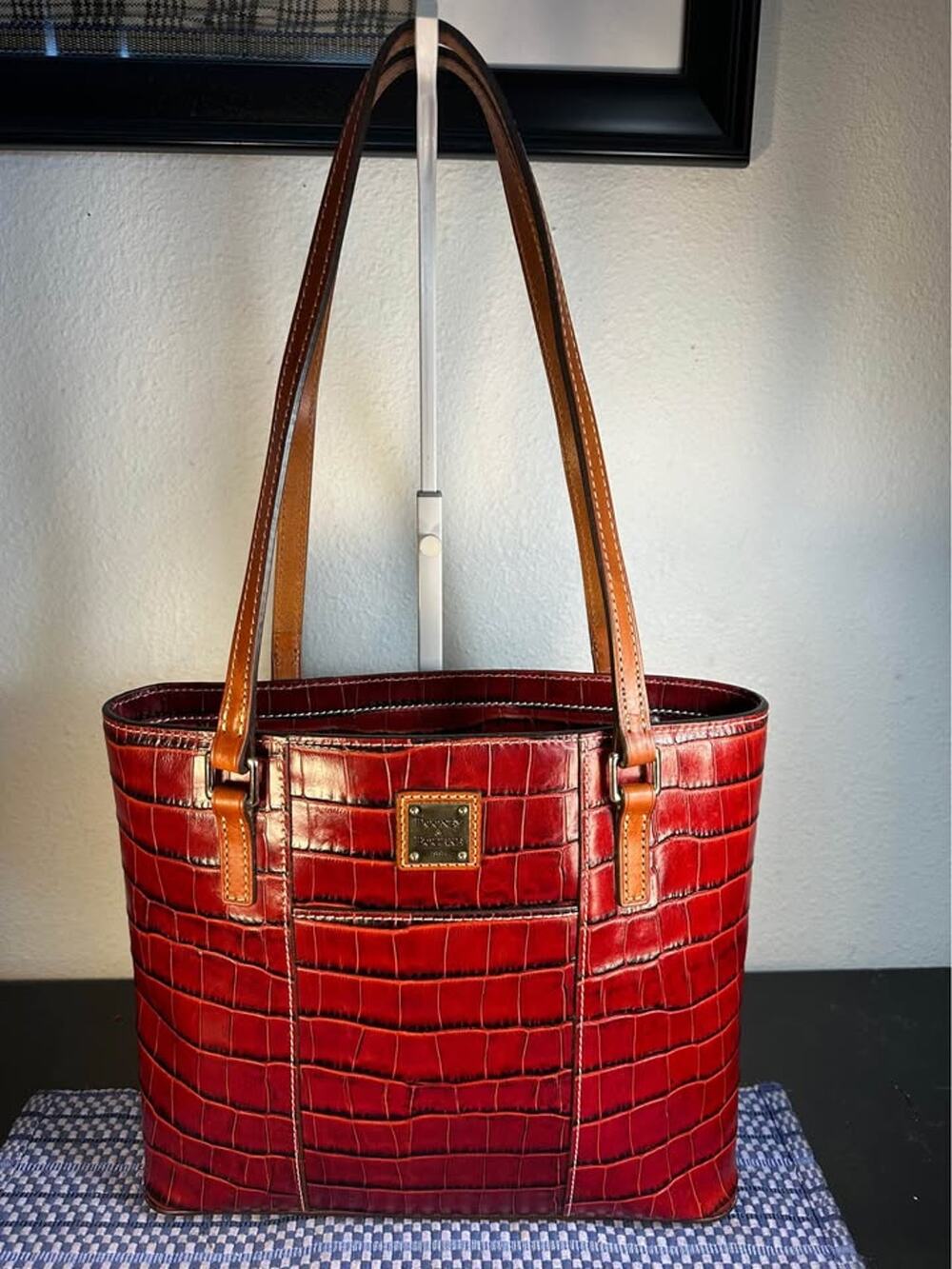 Dooney & Bourke Charlotte Croc-Embossed Leather Small Lexington Tote Bag